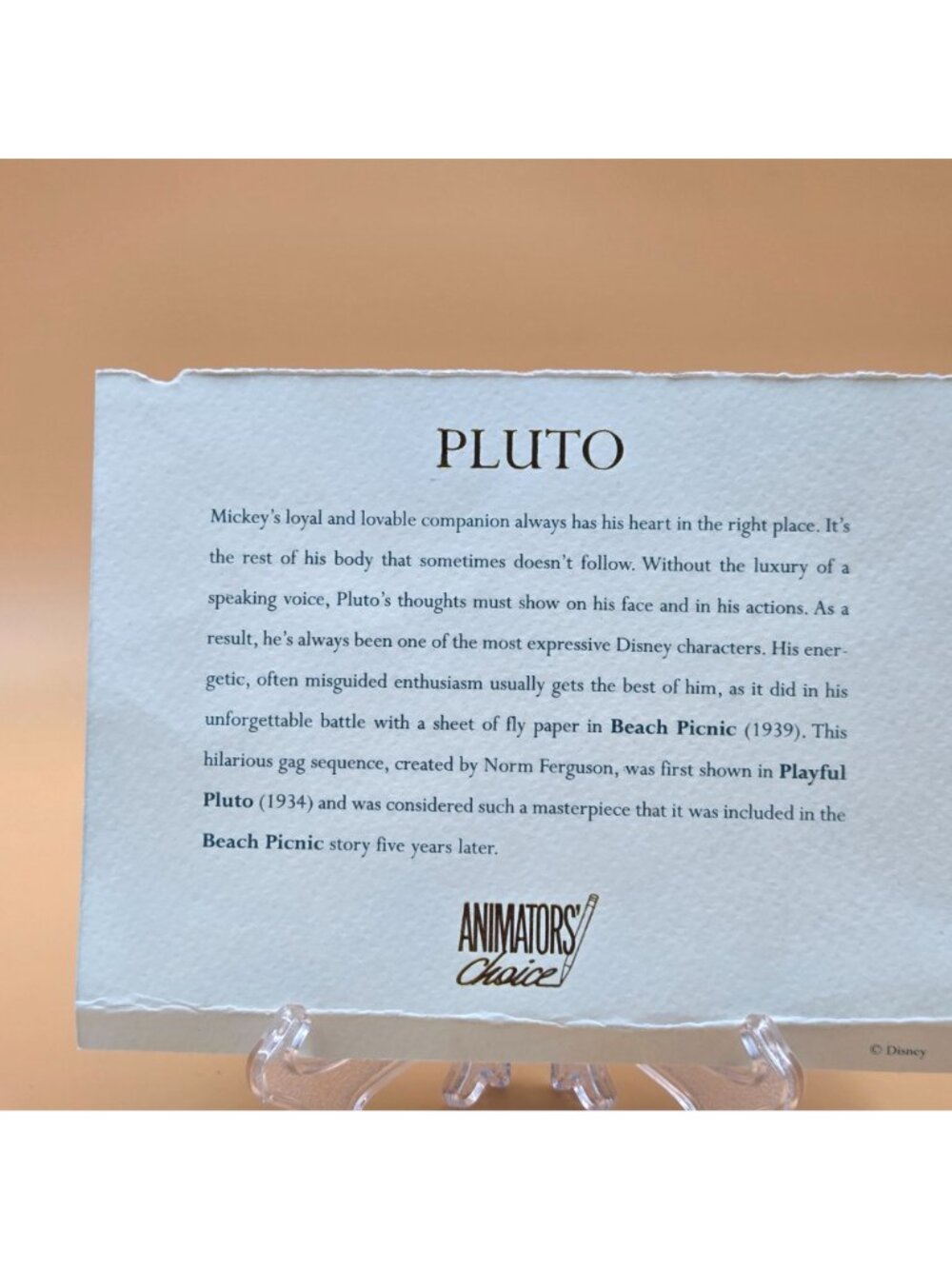 WDCC Pluto Beach Picnic Beach Picnic Sticky Situation Sculpture - Picture 10 of 16